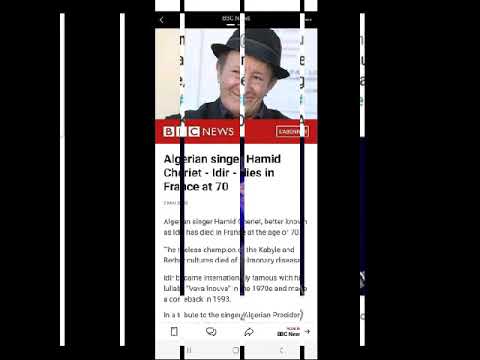 hommage à chanteur Idir