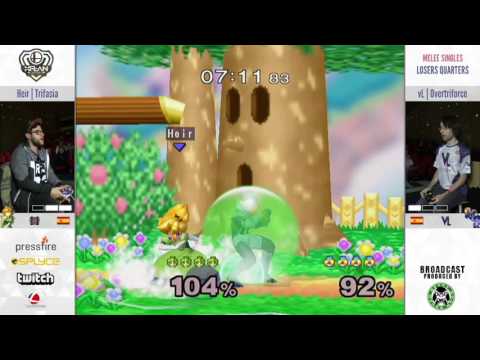 HFLAN - Heir | Trifasia (Peach) Vs. vL | Overtriforce (Sheik) - Losers Quarters - Melee Singles