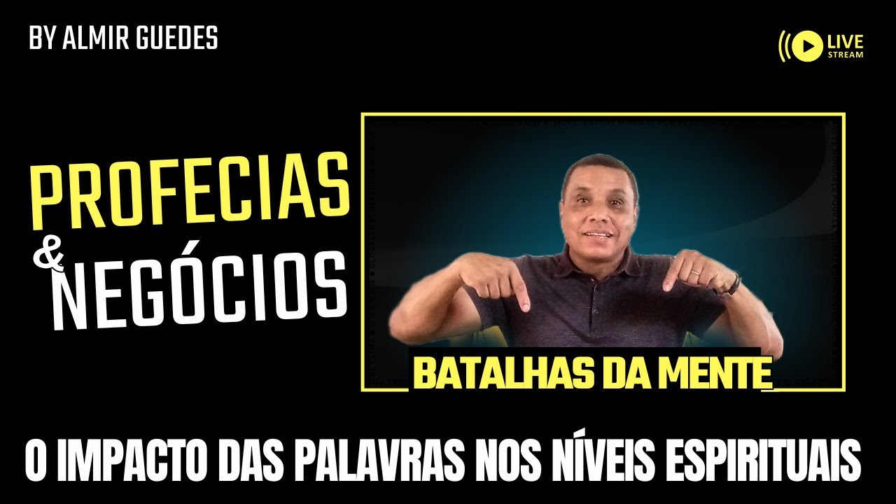 COMO IDENTIFICAR BATALHAS ESPIRITUAIS "o poder e impacto das palavras na batalha espiritual"#profeta