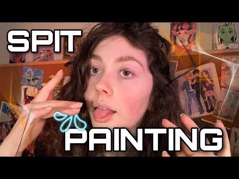 asmr | 1 Hour of Spit Painting ( triggers vary )!