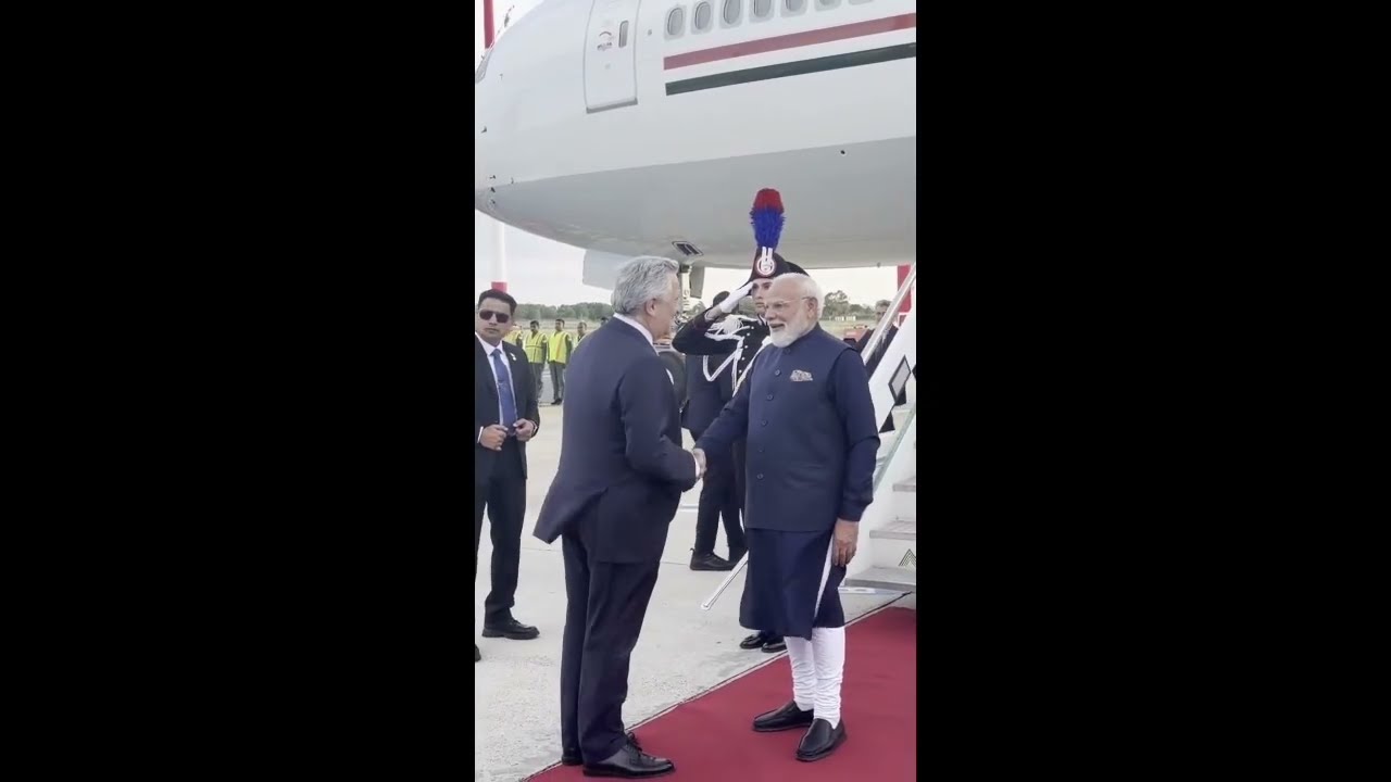 TAJANI RIVEVE A ROMA IL PRIMO MINISTRO DELL’INDIA NARENDRA MODI