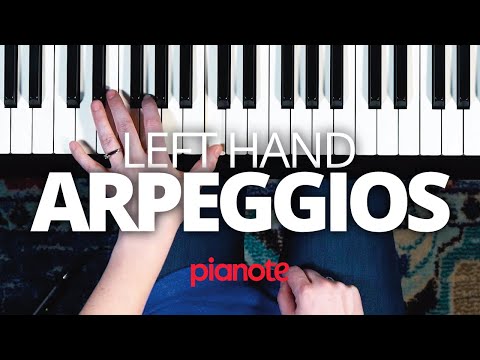 Left Hand Arpeggio Patterns (Piano Lesson)
