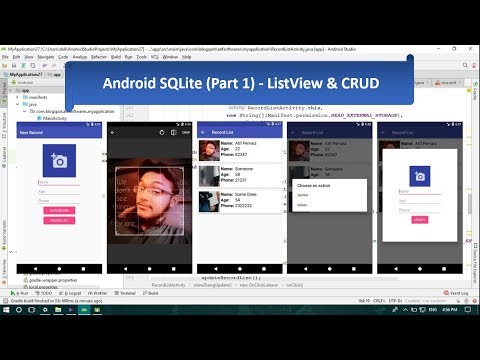 Sqlite 01 Listview Crud Android Studio Java