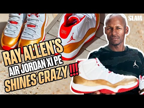Ray Allen's Incredible, RARE Air Jordan XI PEs are Insane!!! | SLAM Kicks