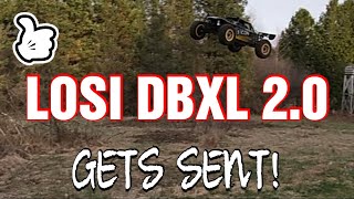LOSI DBXL 2.0 BASH JUST GOING TO SEND IT!
