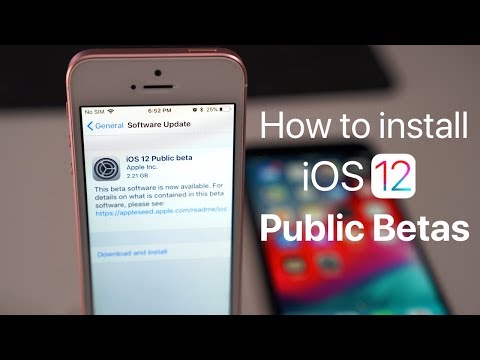 How To Install iOS 12 Public Betas Video