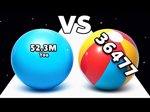 Rolling Balls Swallowing 🔵 vs Stickman Ball ⚫ ASMR Gameplay | Satisfying Ball Run Math Games WE5377