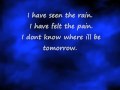 I have seen the rain by pink and her dad, james ...