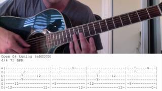 Guitar Lesson - Twin Peaks Theme - Angelo Badalamenti (with Tab)