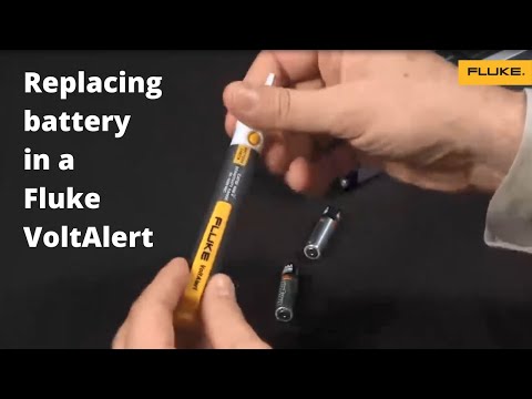 How to replace the battery in a VoltAlert™ Voltage Detector