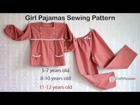 How To Sew Pajamas For Girls • Free Sewing Pattern