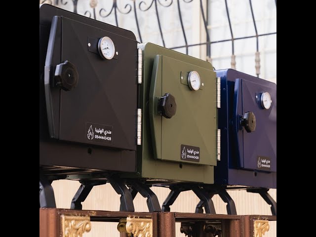 فرن المندي الصغير المتنقل-اللون الزيتي