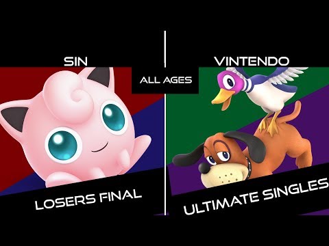 SS #16 Losers Final - MzT|Sin(JigglyPuff) vs BTH|Vintendo(Duck Hunt)