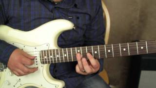 Stevie Ray Vaughan - Texas Blues - Couldn&#39;t Stand the Weather - How to Play - Tutorial