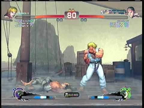 SSF4AE: Ken (LeviStrauss1829)  vs.  Ryu (gurobaru)     SD