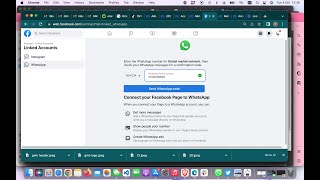 How to connect Whatsapp Number to Facebook New Experience Page 2022