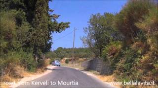 preview picture of video 'samos 2013 , road from Kerveli to Mourtia'