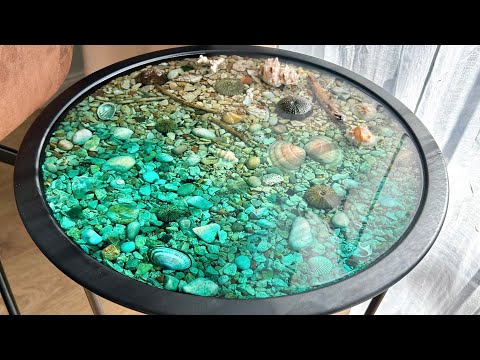 How to Make a Beach Table Epoxy Resin Art