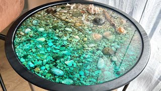 How to Make an Epoxy Resin Beach Table
