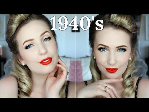 100 Years of Makeup for Pale Skin | 1940's