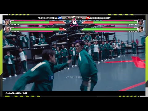 Squid Game 2 - Team Player 001 vs Team Thanos with Healthbars