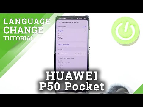How to Change System Language in HUAWEI P50 Pocket – Find Language Settings