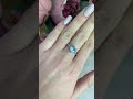 Серебряное кольцо с топазом 2.958ct