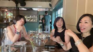 ブルックリンで日本から遊びに来てる友人達とハッピーアワー雑談 🥂 子育てなどなど//1話目(注:まとまりない話😂)