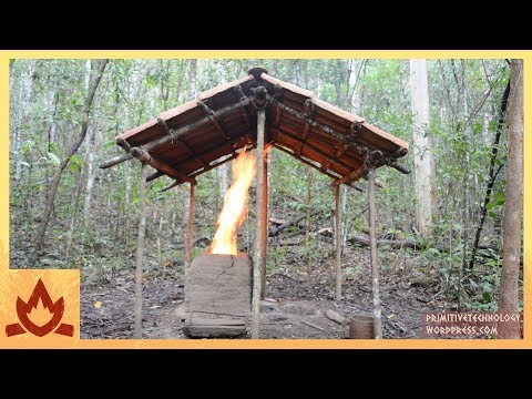 Primitive Technology: Barrel Tiled Shed