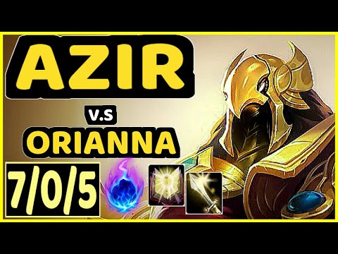 PRETTY (AZIR) vs ORIANNA - 7/0/5 KDA MID CHALLENGER GAMEPLAY - EUW