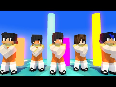 MONSTER SCHOOL:GANGNAM STYLE SQUID GAME APHMAU AND FRIENDS WITH FOUNTAIN - MINECRAFT ANIMATION