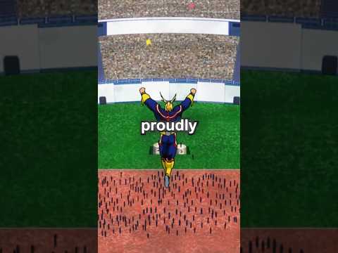 All Might got boo'ed by an entire stadium 😂 #mha