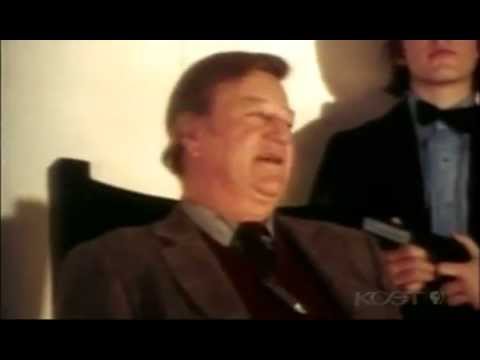 John Wayne at Harvard, 1974 (color)