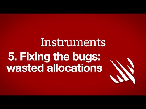 Fixing the bugs: wasted allocations – Instruments, part 5