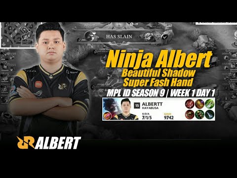 MVP Best Moments Hayabusa RRQ Albert vs Geek Fam ID | MPL ID Season 9 Week 1 Day 1