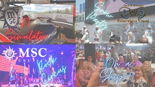 Rock Circus, Snow and F1 Racing...on a ship?? | MSC Meraviglia 2023