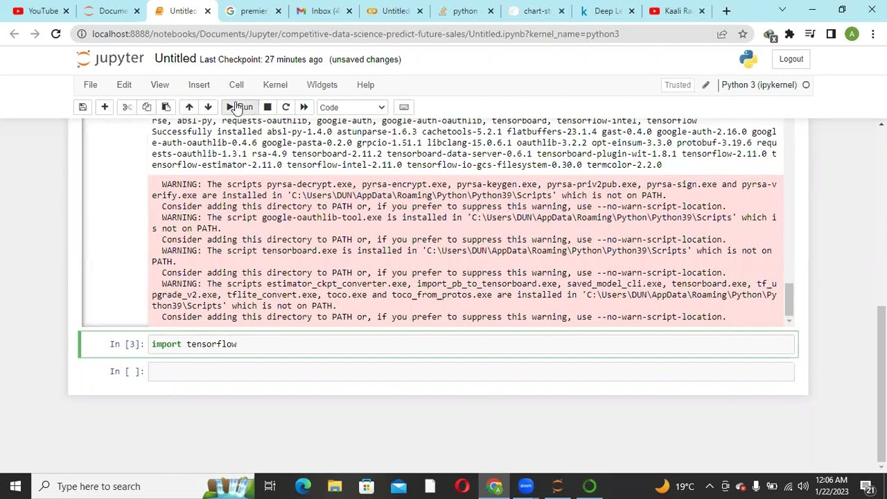 No Module Named TensorFlow Error || Data Science