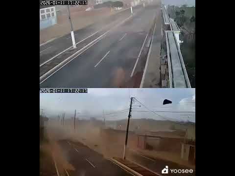 Chuva e vento forte em Pedro Laurentino deixa rastro de destruição