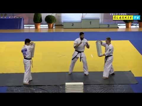 Marek Wolny - pokaz podczas Mistrzostw Europy w Karate U-22