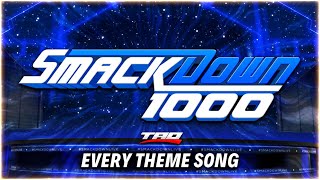 WWE: SmackDown 1000 - Every Official Theme Song (INCLUDING BUMPER THEMES)