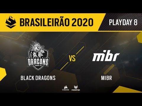 #BR62020 | BLACK DRAGONS vs MIBR | DIA 8 - PRIMEIRO TURNO | Rainbow Six Siege