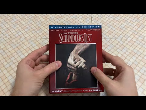 What's Inside? Overview & Unboxing “Schindler’s List” 20th Anniversary LE. Blu-Ray SlipCase
