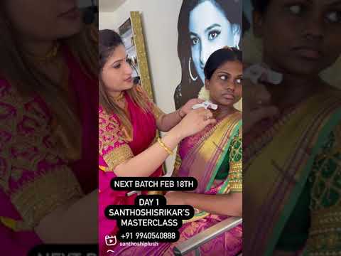 Santhoshi Srikar‘s 18Days Masterclass stats from Feb18 Chennai +91 9940540888. Online & offline