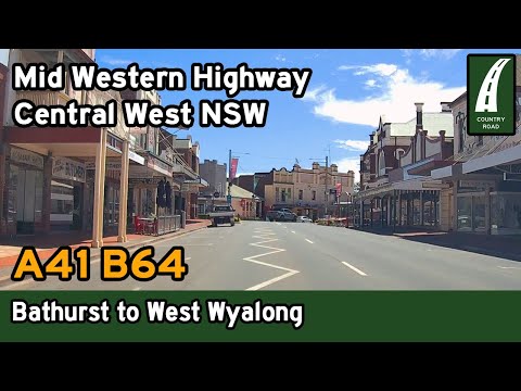 Driving from Bathurst to West Wyalong via Cowra – Mid Western Highway, Central West NSW [4K]