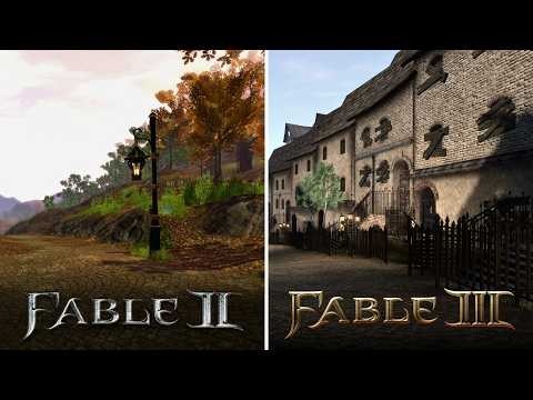 How Bowerstone Market Changed - Fable 2 vs Fable 3 (Comparison) 4K
