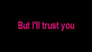I Trust you by James Fortune &quot;lyrics&quot;