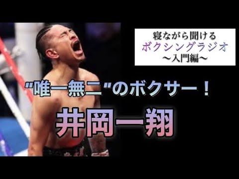 【ボクシング　総合格闘技】唯一無二のボクサー　寝ながら聞けるボクシングラジオ#カウンター技術#井岡一翔　#田中恒成　#ドニーニエテス　#THIS IS BOXING #日本人初の4階級制覇