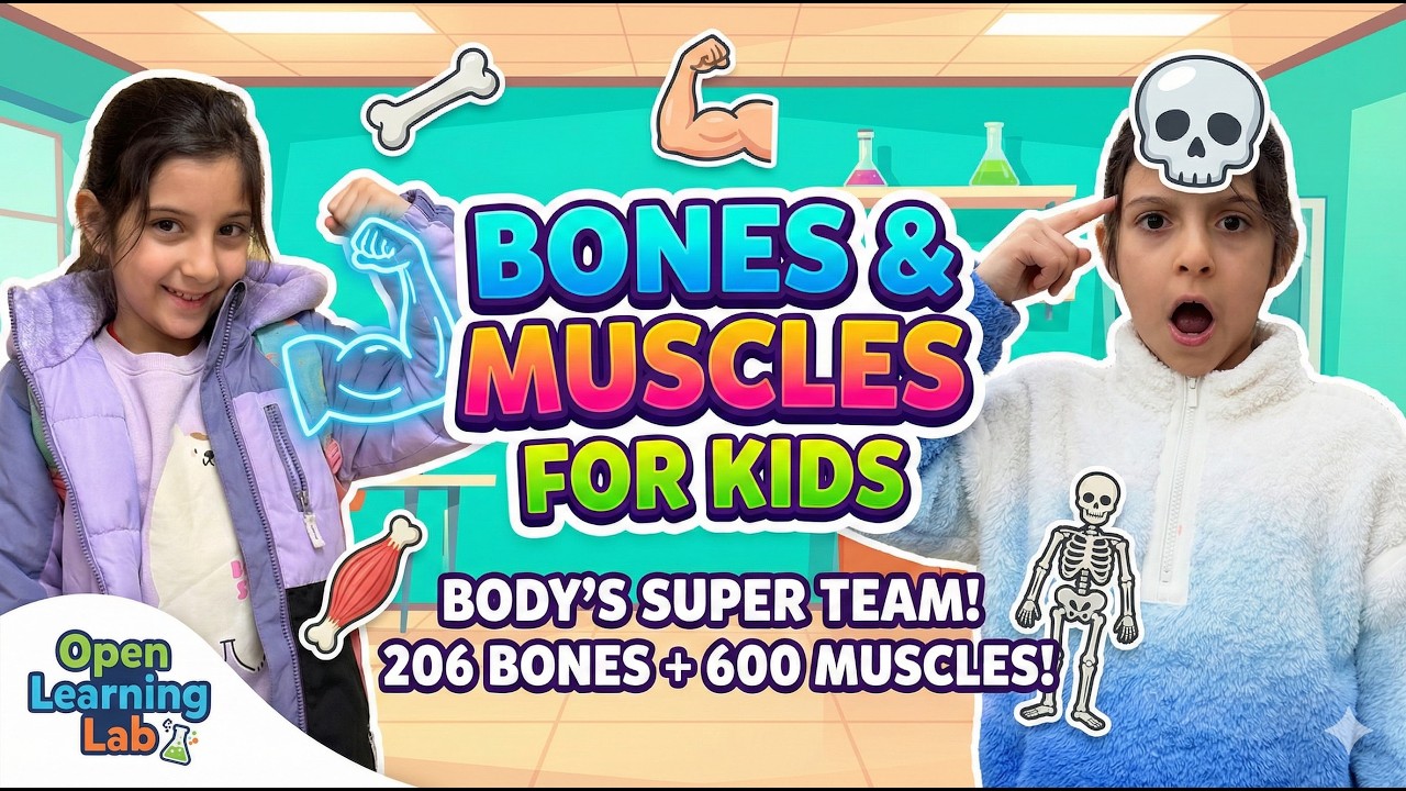 Bones & Muscles for Kids 🦴💪 How Your Body Moves | OLL Quest Science Adventure