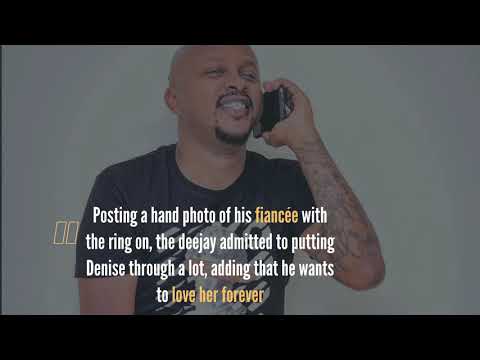 DJ Crème de la Crème proposes to girlfriend after 14 years