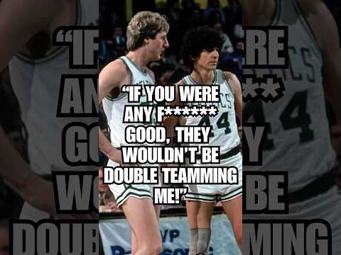 Cedric Maxwell tells a Larry Bird TRASH TALK story! 😂 #shorts #larrybird